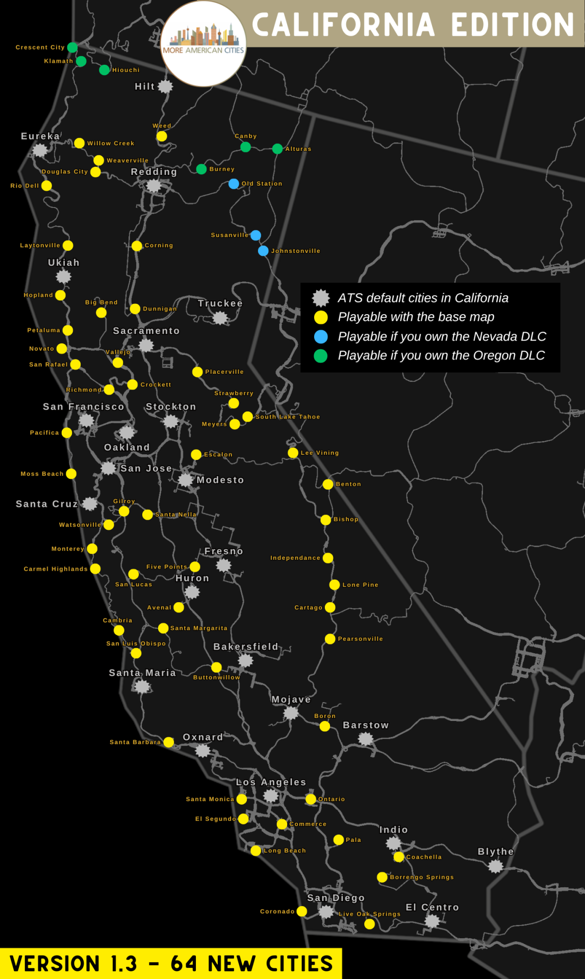 Mac california map 2