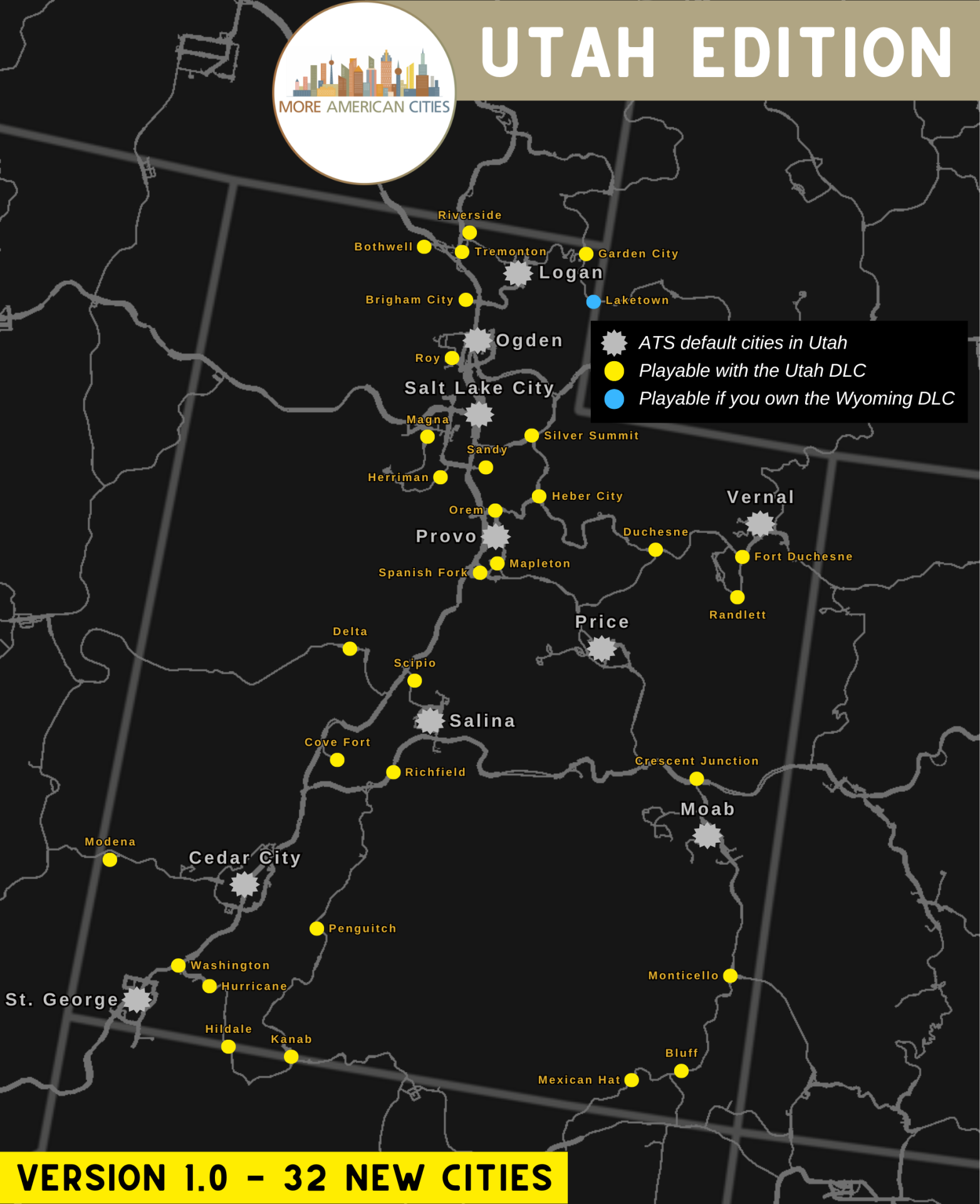 Mac utah map